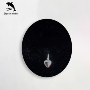 Corazon plata 2cm inflado